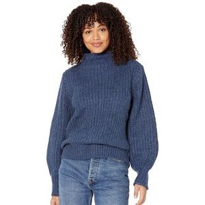 Madewell Blue Turtleneck Sweater